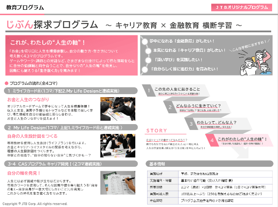 じぶん探求プログラムの概要説明資料